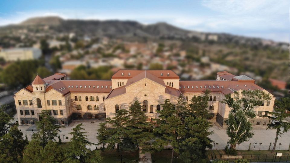 Caucasus University building in Tbilisi, Georgia